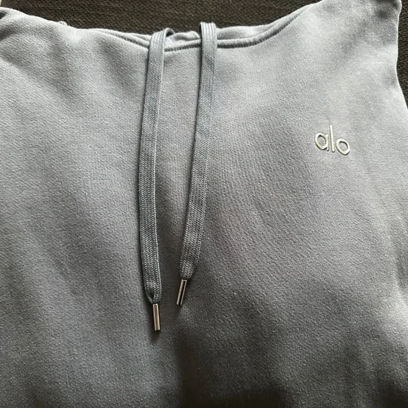 Alo Accolade hoodie NWOT in steel grey - Picture 6 of 7